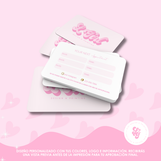 Tarjetas de Citas