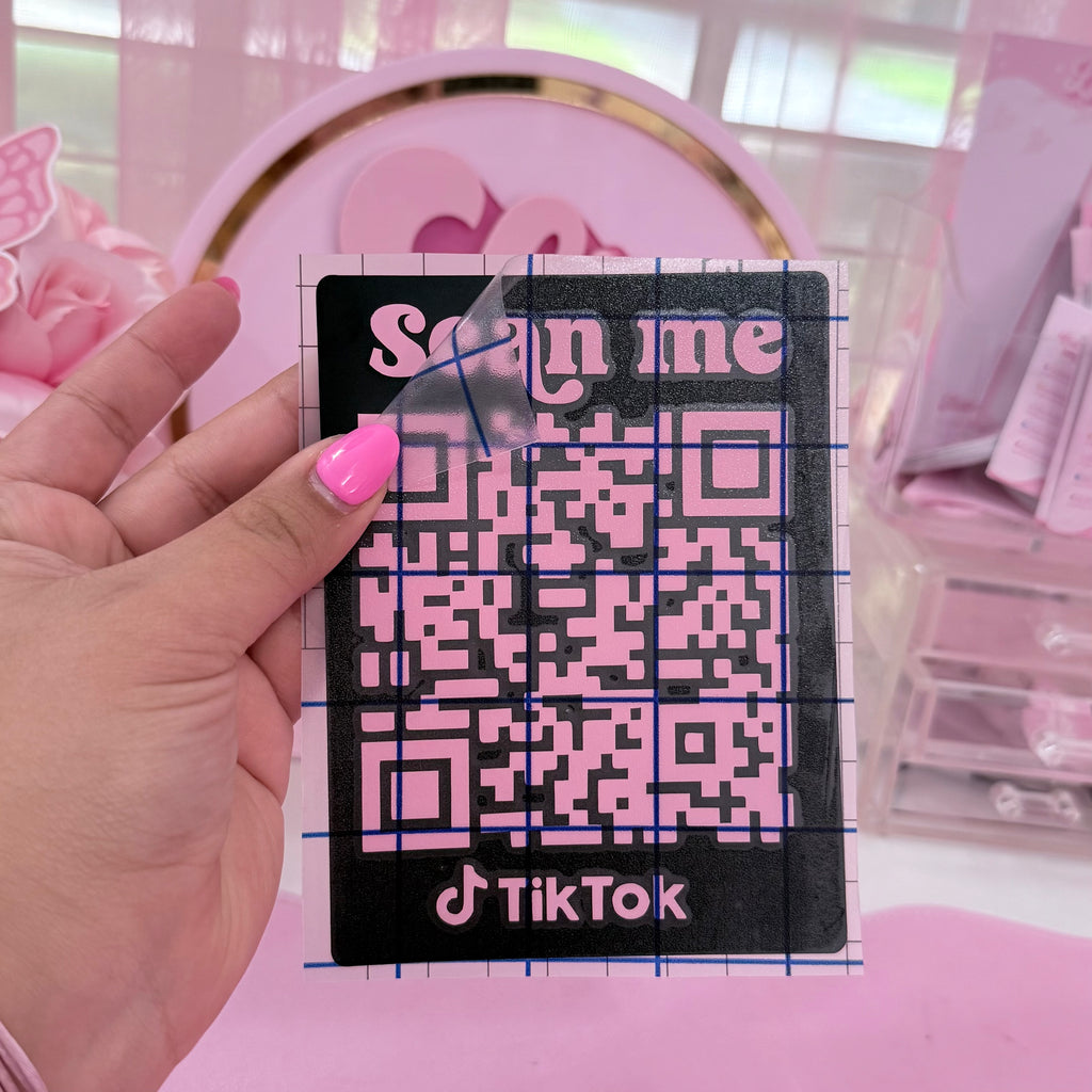 Scan me car decal 5 pulgadas
