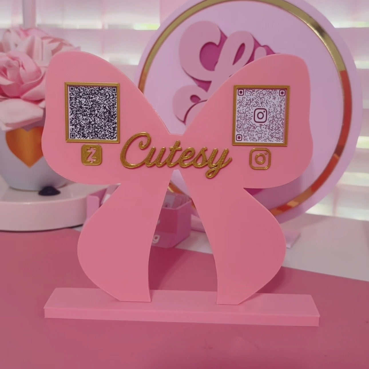 Display en forma de lazo