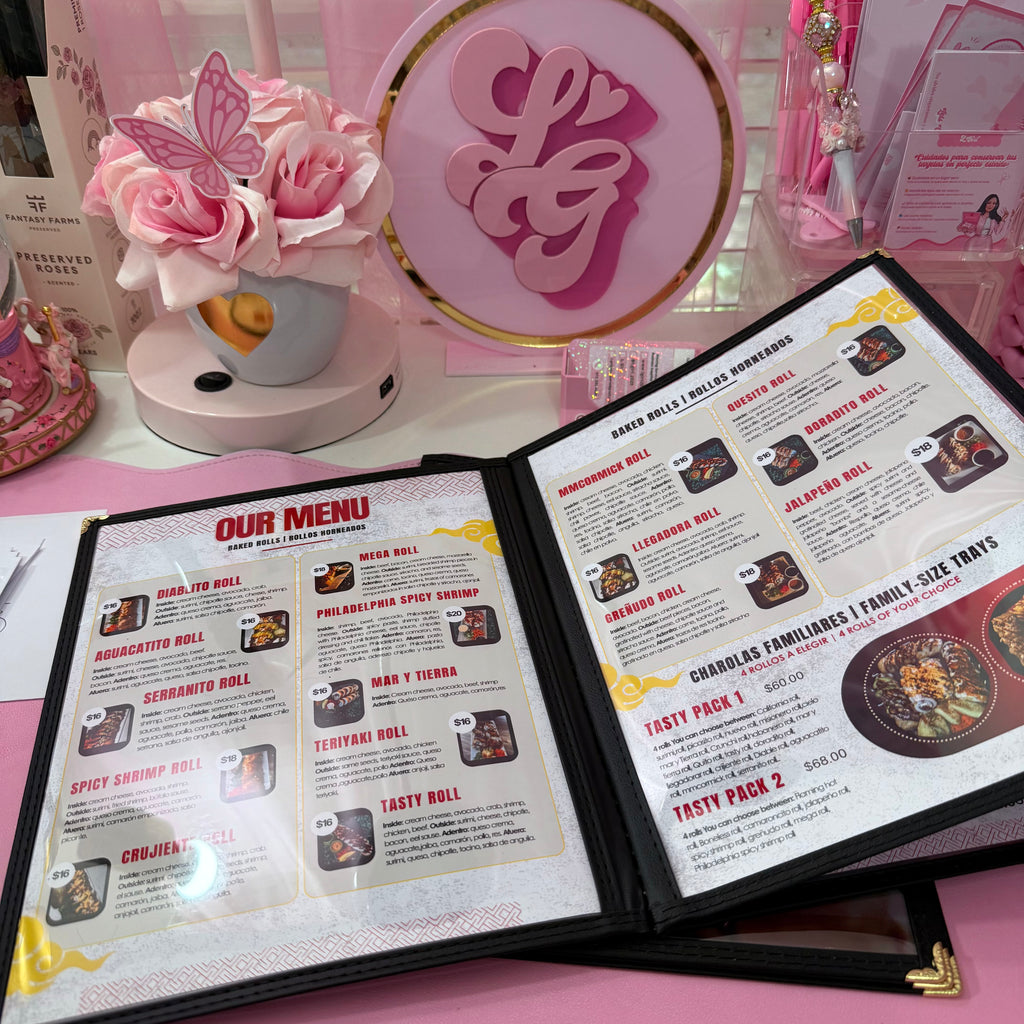 Menu Covers (6 Pages)