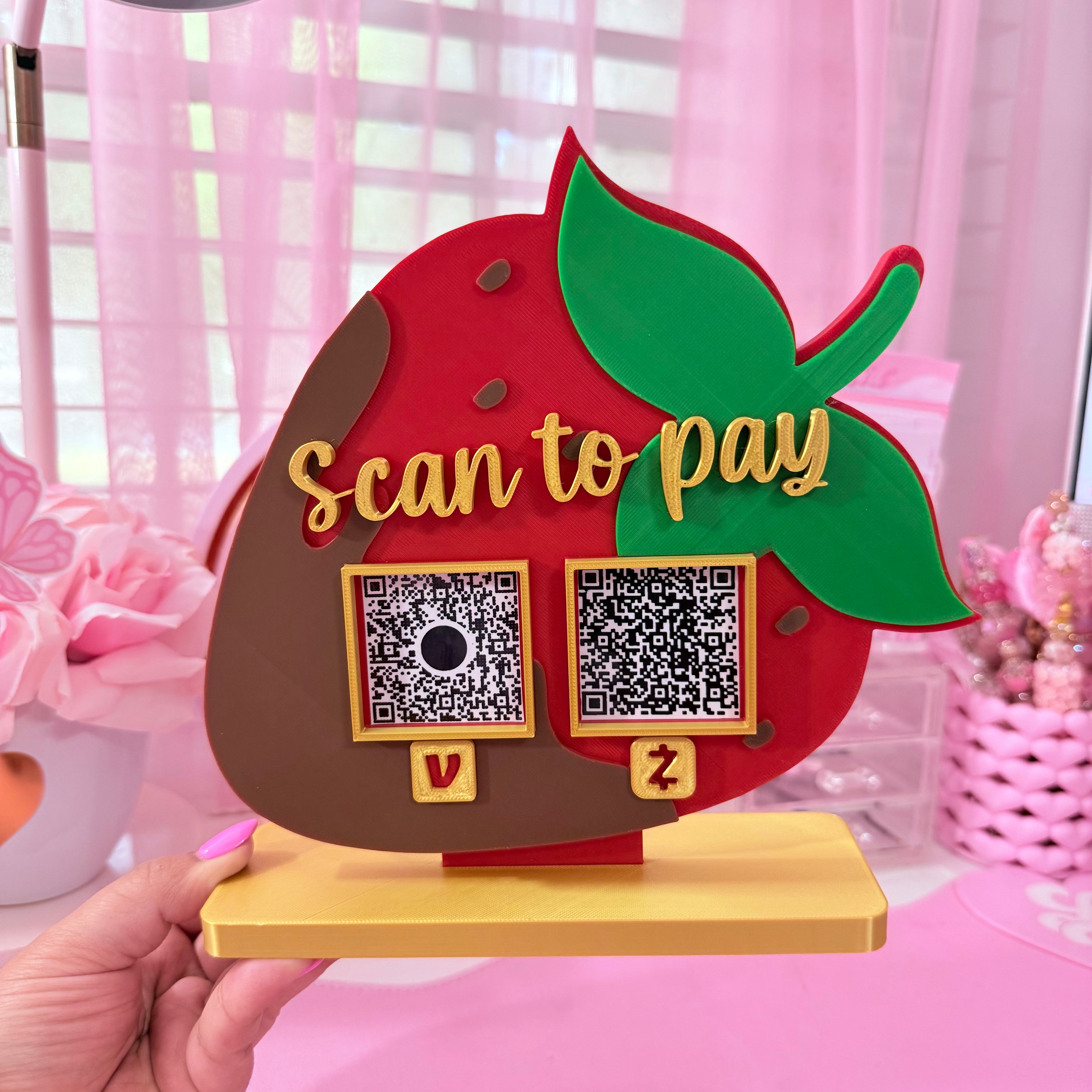 Scan to pay de fresa