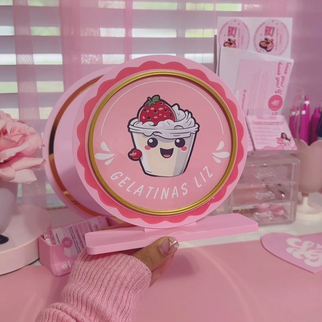 Logo Display en 3D printing 6"