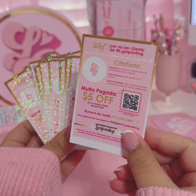 Promo Ticket (Se ajusta a tu negocio)