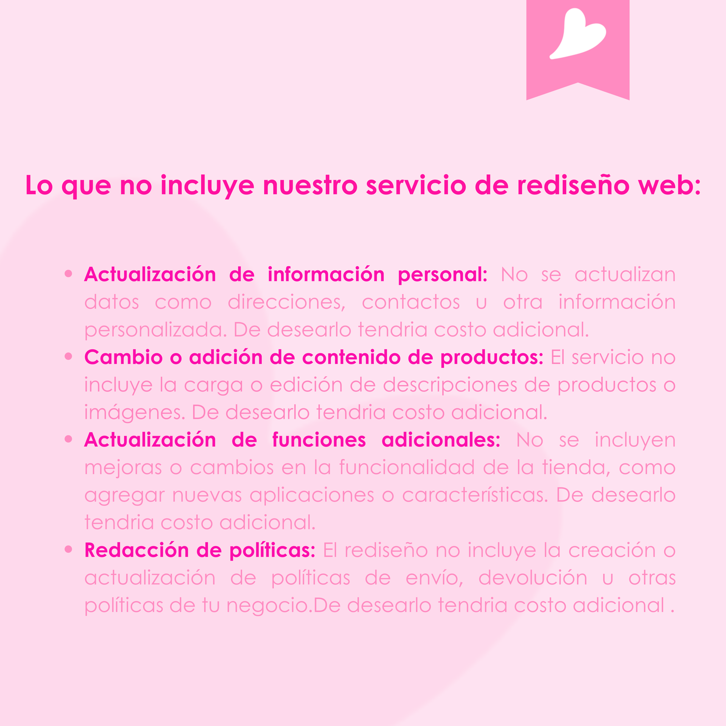 Rediseño de pagina web (Shopify)