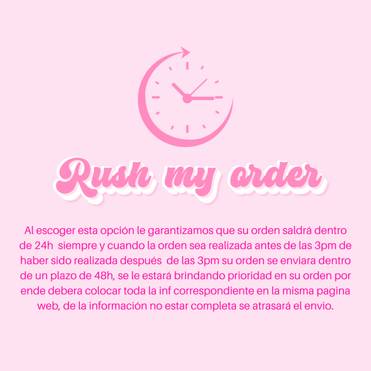 Rush my order