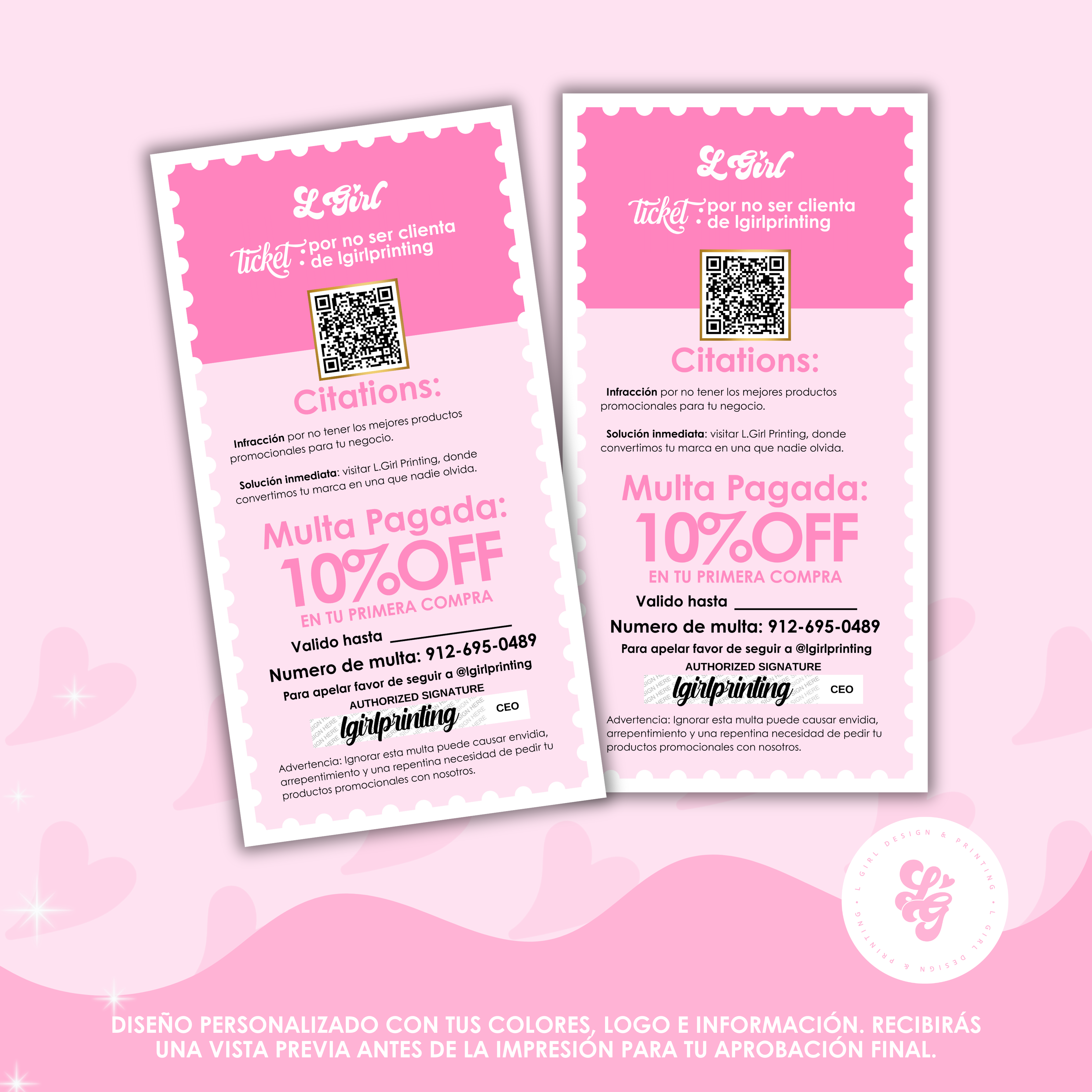 Promo Ticket (Se ajusta a tu negocio)