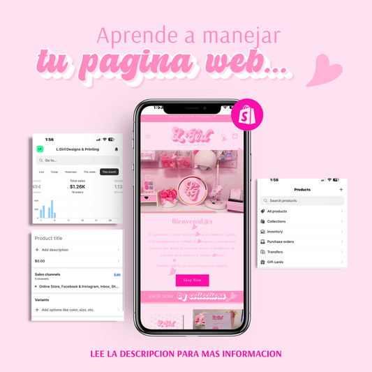 Aprende a manejar tu pagina web. GRABADO Grupo privado fb.