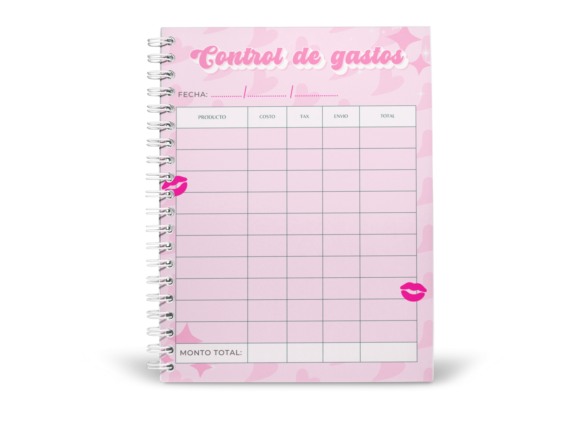 Libreta mi dia, contenido y control de gastos