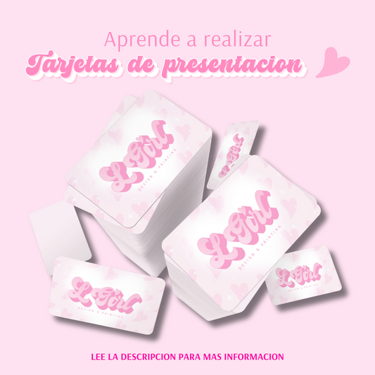 Curso de tarjetas de presentación  TU Y YO